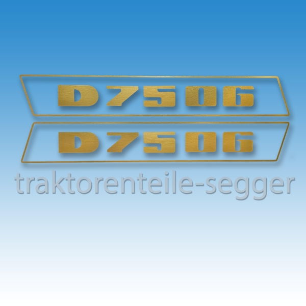 Deutz Aufkleber 7506 Haubenaufkleber